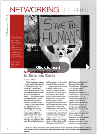 networking the arts to save the earth