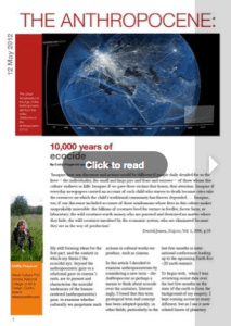 the anthropocene: 10 000 years of ecocide by cathy fitzgerald, 2012