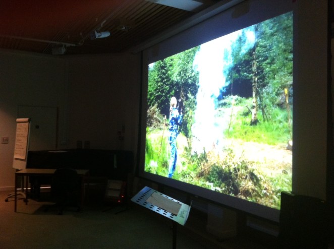 As part of my presentation at The Gallery, Bournemouth Arts University I showed my film 'the Hollywood Diaries 200-12' and a new film sketch 'the black space (resilience) of the ash night