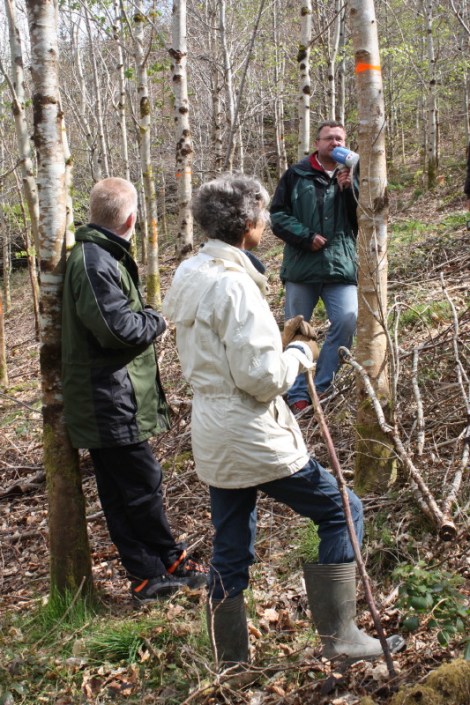 ProSilva Forest Open Day: led by ProSilva Czech forester Toma Vbska
