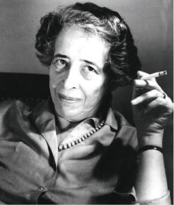 Hannah Arendt, author of The Origins of Totalitarianism (1951)