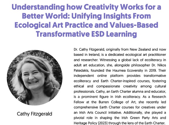 Curated visual reference: Visual Reference: 2023 Earth Charter Article Understanding How Creativity Works For A